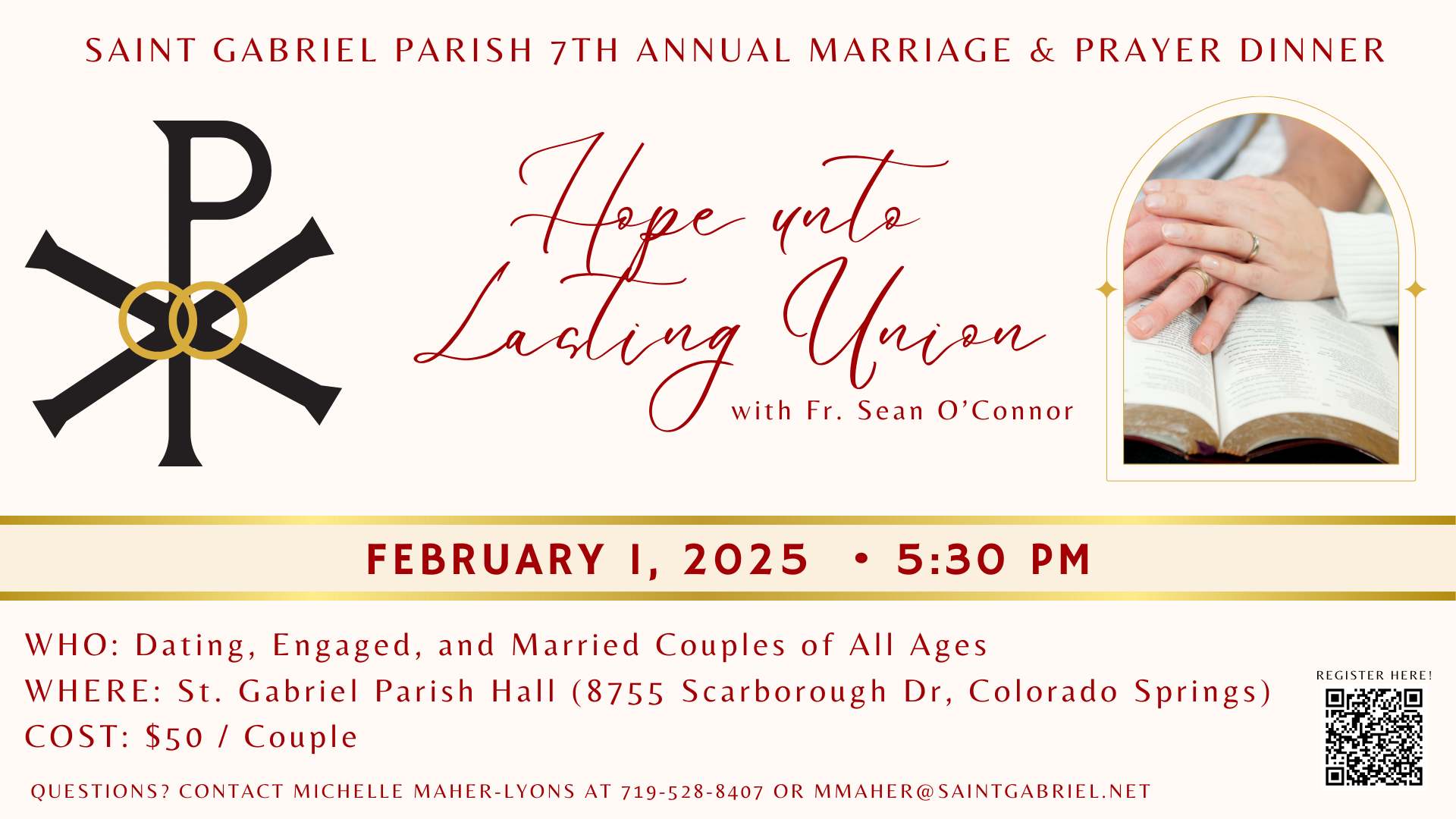 St. Gabriel Parish 7th Annual Marriage and Prayer Dinner